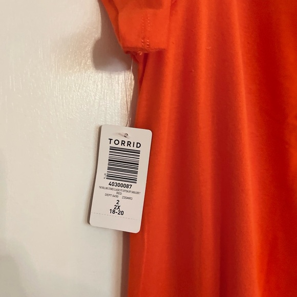 Torrid “Rolling Stones” Off the Shoulder Tour T-Shirt - Sizes 2 & 3 - Picture 10 of 15